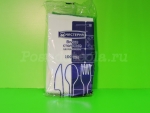 Вилка одноразовая пластиковая белая ПС 165мм Диапазон Компакт  100 шт/уп, 2000 шт/кор.